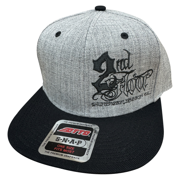 JACK'S 2ND FLOOR LOGO BLACK/ GRAY SNAPBACK